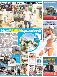 BILD bei Star-Designer Philipp Plein in Cannes