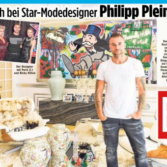 BILD bei Star-Designer Philipp Plein in Cannes