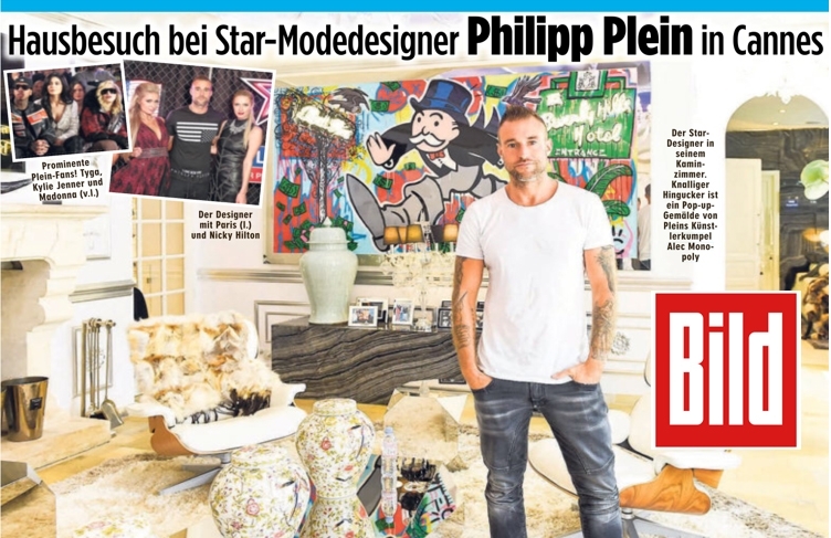 BILD bei Star-Designer Philipp Plein in Cannes