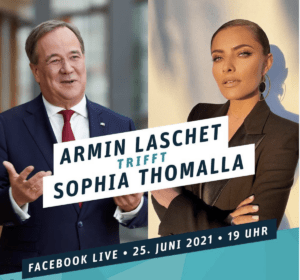 Armin Laschet trifft Sophia Thomalla